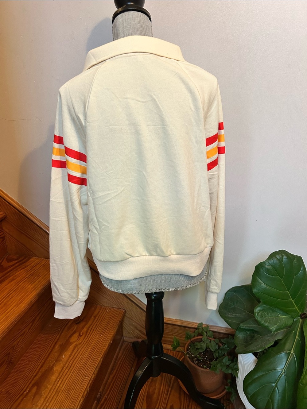 Kansas City Football Graphic Pullover - Cream with Red & Yellow - Picture 4 of 6